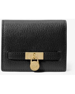 Michael Kors Mk Hamilton Moderne Small Leather Wallet - White