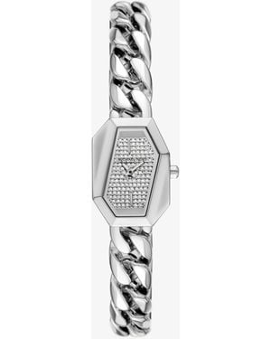 Michael Kors Mk Petite Suri Pavé-Tone Watch - White