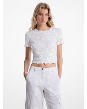 MICHAEL Michael Kors Mk Top - Bianco