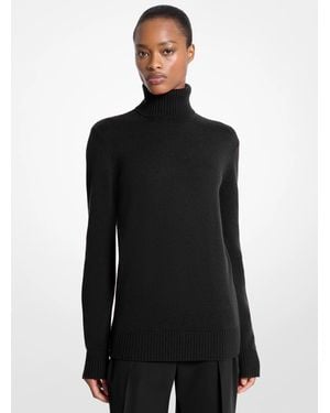 Michael Kors Michael Kors Joan Cashmere Turtleneck Sweater - Black