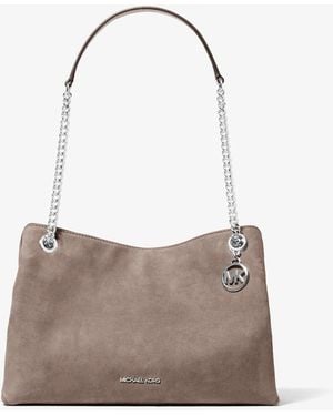 Michael Kors Christina Medium Messenger Bag - Gray