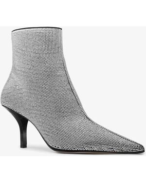 MICHAEL Michael Kors Mk Selina Embellished Boot - White