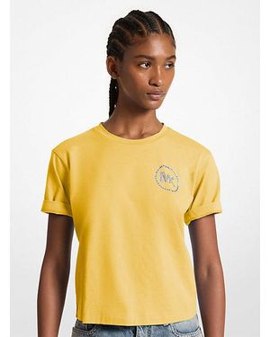 michael kors t shirt womens brown