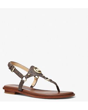 Michael Kors Sandalo Casey con logo - Neutro