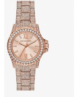 Michael Kors Mini Everest Pavé-Tone Watch - White