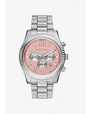 Michael Kors Oversized Lexington-Tone Watch - Gray