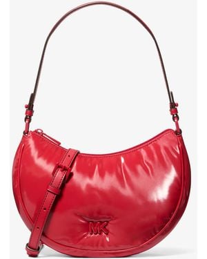 MICHAEL Michael Kors Mk Kyla Small Puffy Convertible Pochette - Red