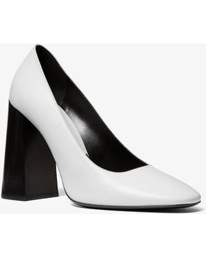 Michael Kors Michael Kors Anna Leather Pumps - White