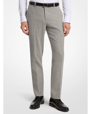 Michael Kors Mk Pantaloni Slim Fit - Grigio