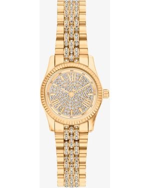 Michael Kors Petite Lexington Pavé-Tone Watch - Metallic