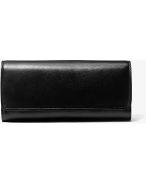 Michael Kors Cate Leather Clutch - White