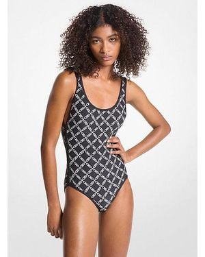 Michael kors striped swimsuit sale