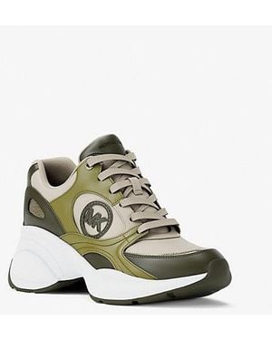 Michael Kors Zuma Leather Sneaker - White