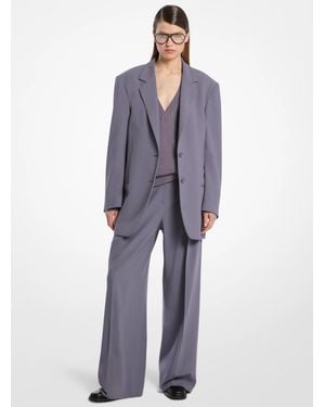 Michael Kors Michael Kors Ryan Stretch Wool Blazer - Blue