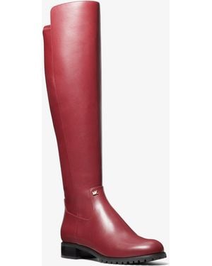 Michael Kors Britt Riding Boot - Red