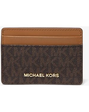 MICHAEL Michael Kors Mk Logo Card Case - White