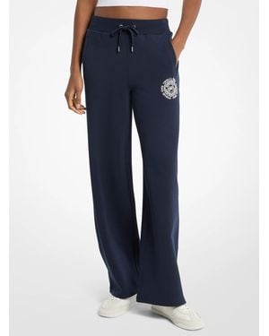Michael Kors Knit Wide Leg Pants - Blue
