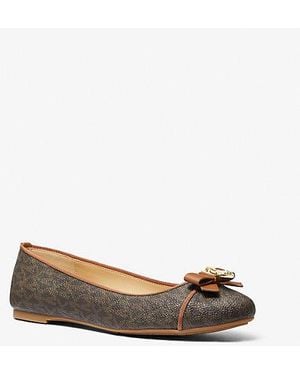 Michael kors signature flats online