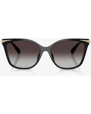 Michael Kors Mk Occhiali Da Sole Half Moon - Bianco