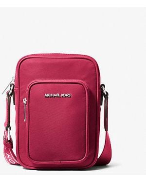 Michael Kors Khai Nylon Crossbody Bag - Red