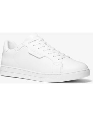 Michael Kors Keating Leather Trainer - White