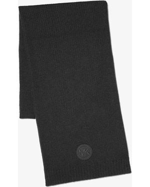 Michael Kors Mk Knit Scarf - Black