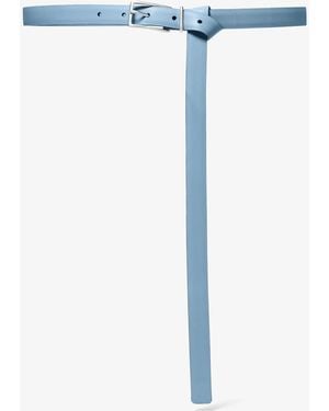 MICHAEL Michael Kors Michael Kors Leather Belt - Blue
