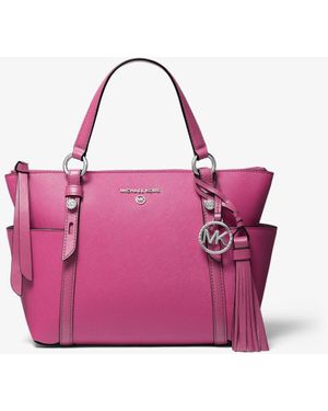 MICHAEL Michael Kors Sullivan Small Saffiano Leather Top-zip Tote Bag - Pink