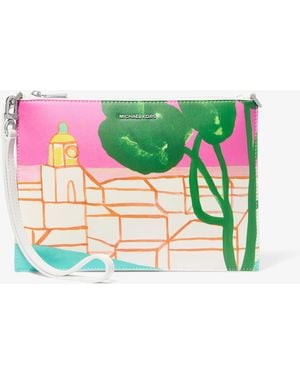 Michael Kors Mk Michael Kors X Christina Zimpel Jet Set Extra-Large Convertible Wristlet - Green