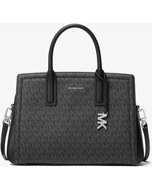 MICHAEL Michael Kors Laila Medium Satchel - Black