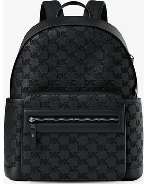 Michael Kors Jet Set Pebbled Leather Backpack in Black for  display picture 3