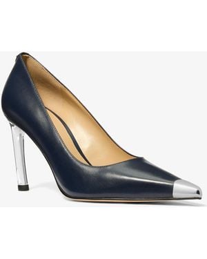 MICHAEL Michael Kors Mk Kasia Leather Pump - Blue