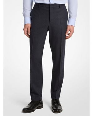 Michael Kors Mk Pantaloni Da Abito - Blu