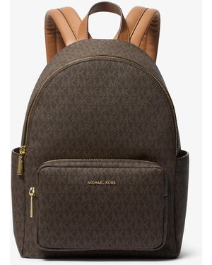 MICHAEL Michael Kors Mk Tanner Medium Signature Logo Backpack - Brown
