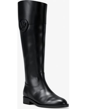 MICHAEL Michael Kors Mk Kimmee Leather Boot - Black