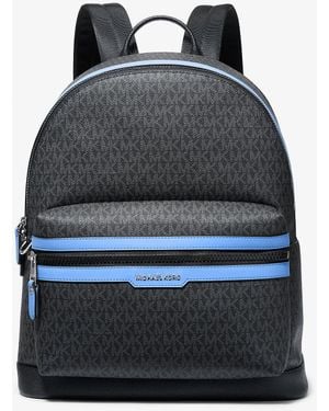 Michael Kors Mk Hudson Empire Monogram Backpack - Blue