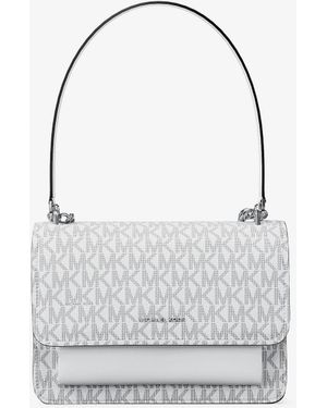 MICHAEL Michael Kors Mkbandolera Claire Pequeña Con Logotipo - Gris