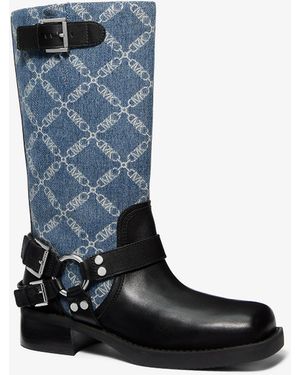 MICHAEL Michael Kors Mk Stivale Da Moto Crosby - Blu