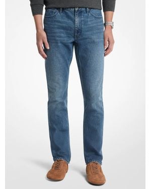 Michael Kors Parker Slim-Fit Denim Jeans - Blue
