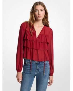 MICHAEL Michael Kors Mk Blusa - Rosso