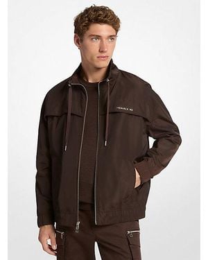 Michael Kors Mk Windbreaker - Brown