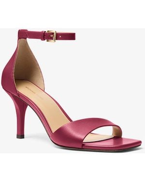 MICHAEL Michael Kors Mk Jaida Leather Sandal - Pink