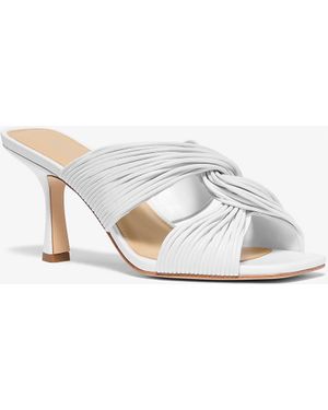 MICHAEL Michael Kors Mk Sandalo Sabot Alessia - Bianco