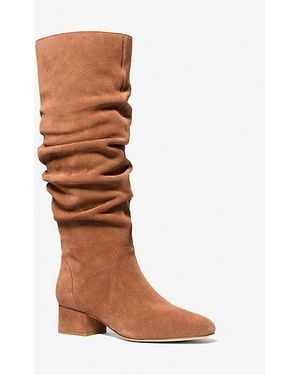 MICHAEL Michael Kors Indra Suede Boot - Brown