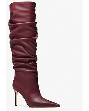 MICHAEL Michael Kors Dawn Heeled Boot - Red