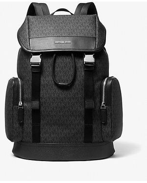 Michael Kors Hudson Empire Logo Jacquard Backpack in Grey for Men Lyst Canada