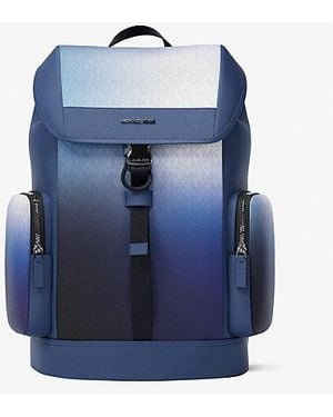 Michael Kors Cooper Medium Ombré Signature Logo City Backpack - Blue