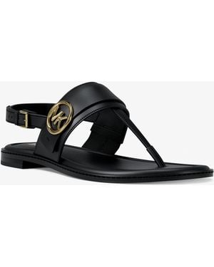 Michael Kors Carmen Thong Sandal - Black