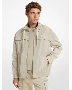 Michael Kors Mk Windbreaker - Natural