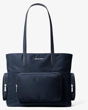 Michael Kors Khai Large Nylon Tote Bag - Blue